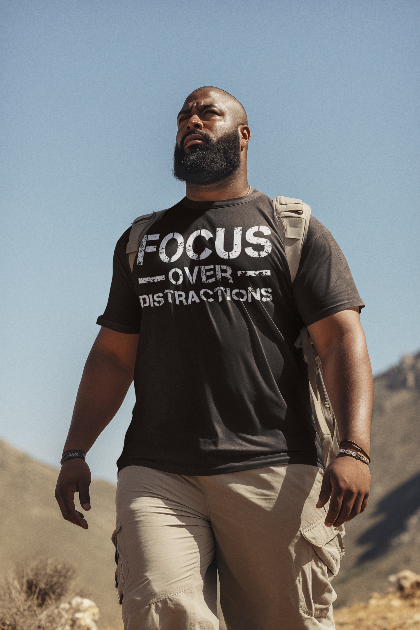 Focus over Distractions black